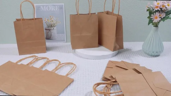 Высококачественный пищевой бумажный пакет для упаковки кофе и хлеба