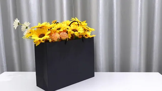 Сумка для покупок из крафт-бумаги, изготовленная на заказ