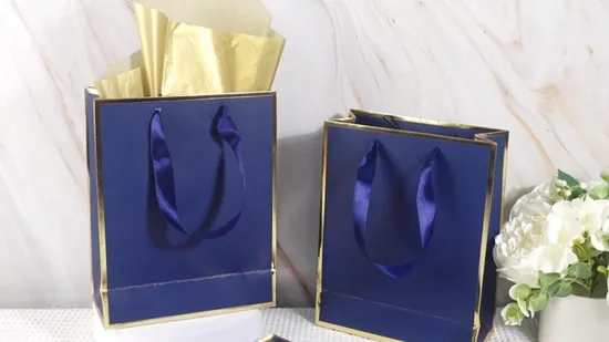 Heavy Duty Kraft Paper Retail Merchandise Bags with Handles 